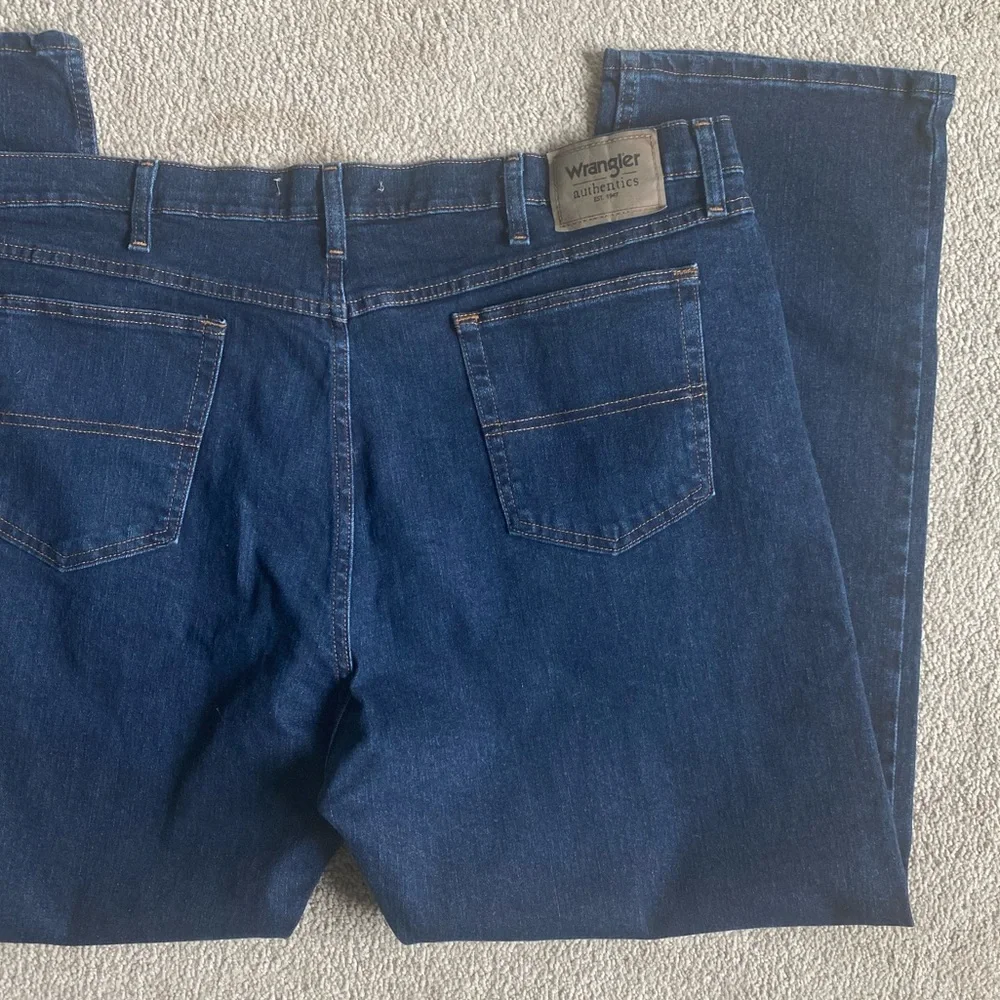 Wrangler Dark Blue Jeans 42 x 30 - Picture 6 of 7
